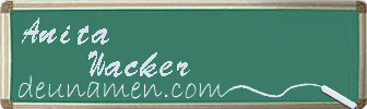 Anita Wacker Visitenkarte